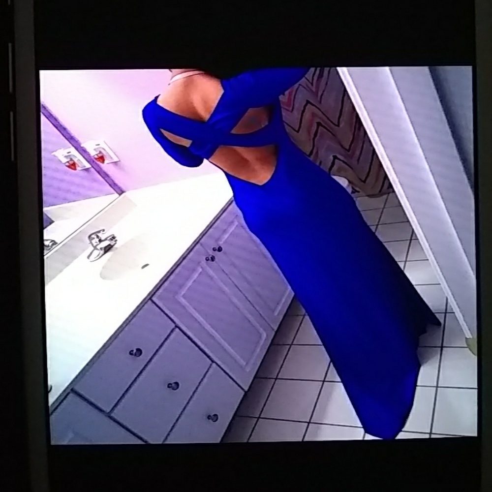 ROYAL BLUE PROM DRESS